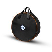 EV Car Charging Cable Storage Box Charger Cable Carry Bag For Volkswagen GTI Golf Polo 6 7 Passat VW CC Tiguan T-ROC Jetta Taigo black