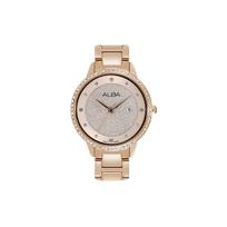 SEIKO ALBA Quartz Movement Stainless Steel Strap Watch Women's Watch Gold Dial AH7W20X1 white