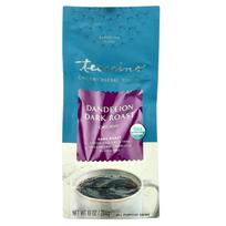 Teeccino Chicory Herbal Coffee Dandelion Dark Roast, Caffeine-Free, 284g (10oz) blue