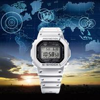 CASIO G-SHOCK GW-5000HS-7 Saulės energija įkraunamas radijo bangomis valdomas laikrodis, Pagamintas Japonijoje, Užsukamas dangtelis, Heritage serija, Šviesiai pilkas ir nebalintas, Vyriškas aukščiausios klasės riešinis laikrodis gray