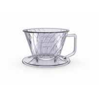 HARIO Dripper 01 Clear 1~2 Cups Coffee PED-01-T white