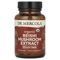 Dr. Mercola, Organic Reishi Mushroom Extract, 500Mg, 30 Capsules