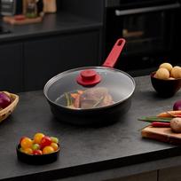 ZWILLING Titanium Ceramic Non-Stick Deep Frying Pan 26cm gray