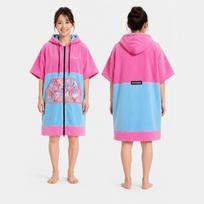 4Monster Changing Absorbent Surfing Sauna Surf Poncho Poncho, Towel, Poncho, Microfiber, Quick-Drying, Poncho, rožinė