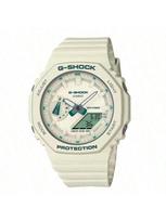 **Liquid Crystal Pointer Dual-Display Unicorn Dual-Display Quartz Movement Strap Japanese-Korean Watch, Unisex Dial - S2100GA-7APR. GMA-S2100GA žalia