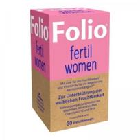 Vokietijos Folio Moterims Folio rūgštis 30 tablečių