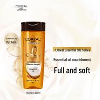 L'Oreal Oil Nourishing Volumizing Shampoo 2x200ml orange