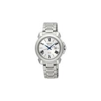 SEIKO Premier Solar Stainless Steel Women's Watch Silver Solar Quartz Steel Strap Women's Watch Silver Dial SUT321J1 mėlyna