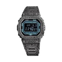 CASIO Unisex G-SQUAD Series 43.2mm Silver Blue Watch DW-B5600G-2(Team788--) Mirror Finish Blue black
