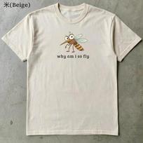 Mosquito Tshirt National Geographic Why Am I So Fly Mosquito Shirt Summer Cotton Loose And Breathable Unisex TShirt M gray