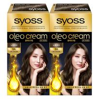 Scios Oleo Cream Hair Dye, 3A Noble Ash, 2 pcs. black