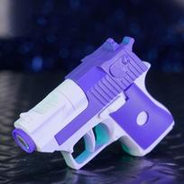 Rock Paper Scissors Projection Fair Guessing Gun Antistress Party Social Luminous Toys Stress Relief Interactive Funny Toy Gifts blue