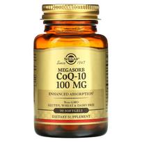 Solgar, Megasorb CoQ-10, 100 mg, 90 softgels