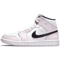 Air Jordan 1 Mid Barely Rose Moteriški sportbačiai Rožiniai Balti Juodi BQ6472-500 37.5 white