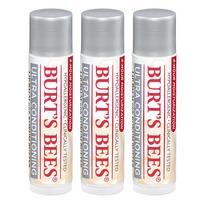 Burt's Bees Ultra Conditioning Lip Balm, Coconut Butter, 3 packs gray