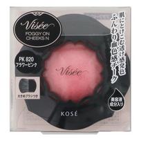 KOSE Bise Foggy On Cheeks N Brush Built-in, 1 Piece, PK 820 Flower Pink pink