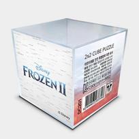 2x2 Ledo šalis 2 Mini kubas-dėlionė Disney raktų pakabukas white