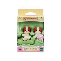 Sylvanian Family Chiffon Dog Dvyn figūrėlė 5428, 1 vnt., populiarūs Korėjos žaislai beige