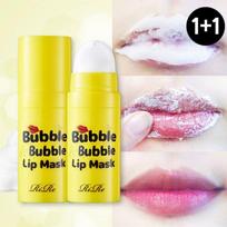 1+1 Lir Bubble Bubble lūpų kaukė 12ml / Negyvos odos lūpų priežiūros šveitiklis, 2 vnt. yellow