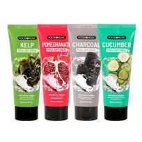 Foodaholic Collagen Peel Off Pack 150ml / Choose 1 charcoal, kelp, pomegranate, cucumber, charcoal, 1 piece, 1 piece red