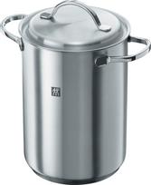 Zwilling Special Pasta Daržovių Nerūdijančio plieno makaronų puodas Tinka indukcijai Japoniškas Sidabrinis  Twin & Cooker  4.5L [Autorizuotas produktas] 40990-005 sidabras