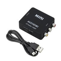 RCA HDMI AV į HDMI konverteris, suderinamas su žaidimų konsolėmis/priedėliais/DVD grotuvais ir kt., 1080P/720P. (juodas)