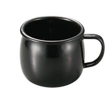 Kapitonas Stagas (KAPITONAS STAGAS) Kepsninės puodelis emaliuotas puodelis 400ml juodas CS Black Label UH-519 black