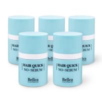 Belka Hair Quick No-Sebum Powder 8g, thick hair revival item, no-sebum bangs oil for hair, crown odor SB-0010, 5 pcs. white