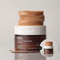 Acwell Licorice Water PH Balancing Toner Pads 70 lapų + 70 lapų, 2 vnt. brown