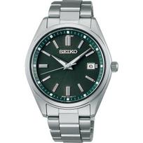 Seiko SBTM319 (SEIKO SELECTION S serijos saulės radijo bangomis valdoma metalinė juosta vyrams) Apvalus laikrodis sidabrinis