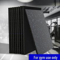 Uniz Sporto salės guminis grindų kilimėlis gray