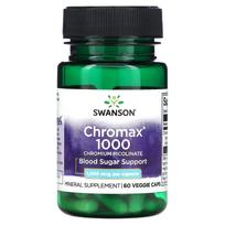 Chromax 1000, Chromium Picolinate, 1,000Mcg, 60 Veggie Caps