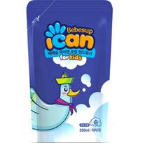 Bebesup Eye Can Foaming Hand Wash Powder Scent Refill, 1 ea, 200ml blue