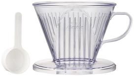 Kalita Kavos Filtravimo Indelis Platus Kraštas Plastikinis 4–7 Žmonėms 103-DL#06003 white