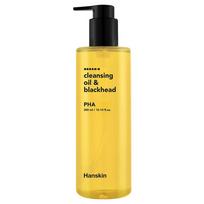 Hanskin Cleansing Oil & Blackhead PHA for Sensitive Skin 300mL yellow