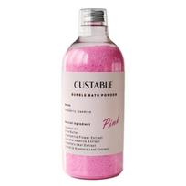 All-day customizable 1000ml foam bath bomb, extra-large powder bath bomb PINK, 1 piece white