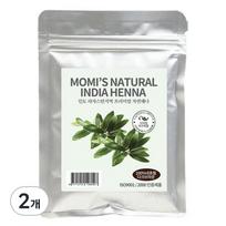 Momis Natural India Henna 100g, Natural Dark Brown, 2 pcs. gray