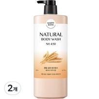 Happy Bath Really Mild Body Wash Baby Powder Scent, 900g, 2 Pieces beige