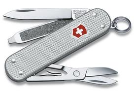 VICTORINOX Classic SD ALOX Swiss Army Knife Multifunctional Knife Outdoor Camping Scissors with Flathead Screwdriver Equipped with Nail File Swiss sidabras