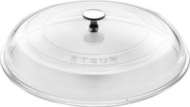 staub Glass Lid Frying Pan Lid Japanese Staub Domed glass lid  Dome 30cm  [Authorized Product] 40501-030 gryna