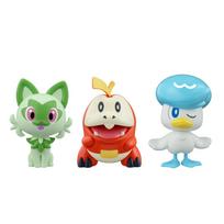 BANDAI SPIRITS Pokemon Plastic Model Collection Quick 18+19+20 Nyaoha & Kwass & Hogeta Set Color-coded Plastic Model beige