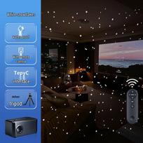 Noparde Outdoor Firefly Laser Projector Snowflake Pattern, Waterproof gray