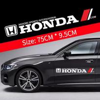 Automobilio durų šoninė lipdukas Šaunus lipdukas Stiliaus apdaila Honda Civic Accord CRV Fit Jazz nc750x cb500x Odyssey Insight Vezel City red