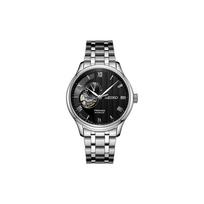 SEIKO Presage Mechaninis judėjimas Nerūdijančio plieno dirželis Laikrodis Vyriški laikrodžiai Juodas ciferblatas SSA377J1 Black Dial black