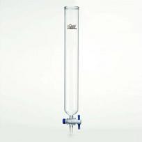 Xinguigu C7161 Borosilicate Glass Chromatography Column with PTFE Stopcock 1 piece white