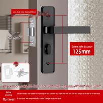 Universal Keyless Aluminum Bathroom Door Handle