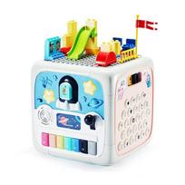 Havebrics Big Edu Cube, a language development game that opens up speech Korean childrens toys blue