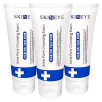 Skin Eye Acne Pure Cleansing Foam, 120ml, 3 pieces gray