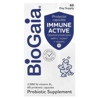 BioGaia, Immune Active, Protectis kapsulės, 2000 TV, 60 probiotikų kapsulių