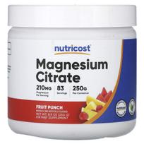 Nutricost, Magnesium Citrate, Fruit Punch, 250 g (8.9 oz)